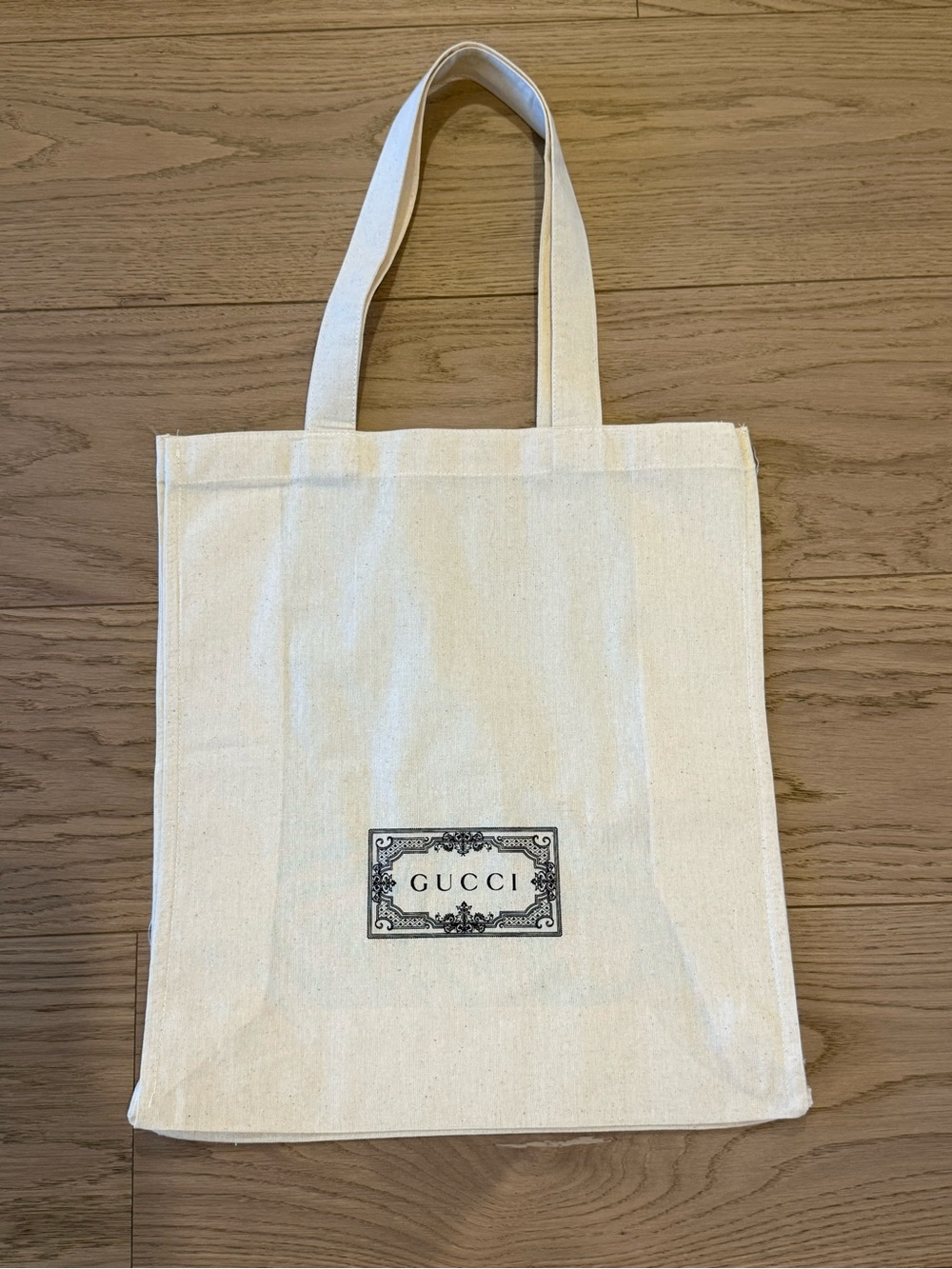 Gucci Cream Canvas Logo Tote Brand New Never Used